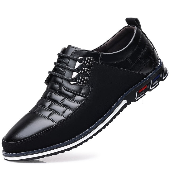 Chaussures Homme à Lacets – Tige Texturée et Panneaux Brossés