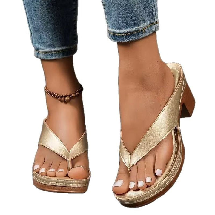 Women's Wedge Sandals – Block Heel and Flat Mules