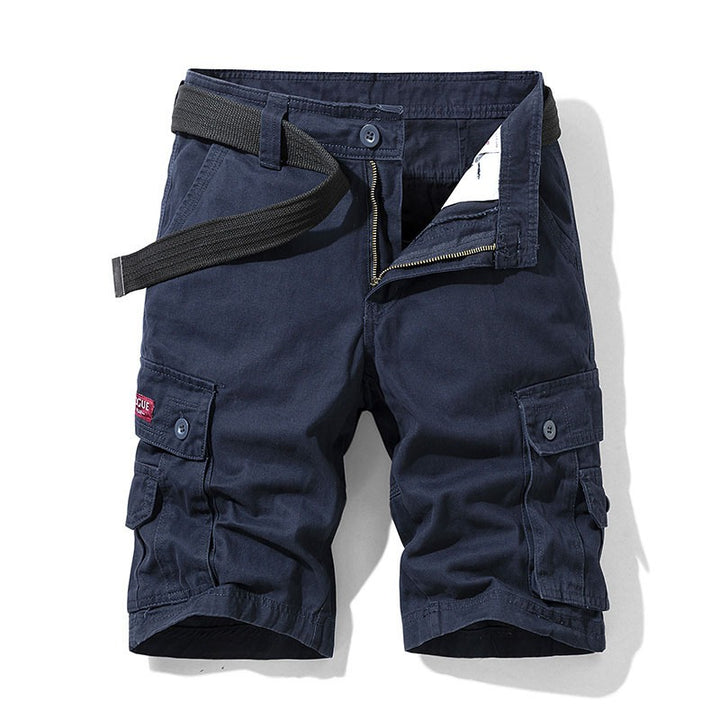 Pantaloncini Cargo Uomo in Cotone – Multi-Tasche Stile Workwear