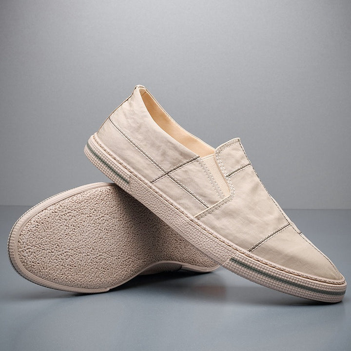 Lave Herresneakers i Lærred – Let Casual Stil