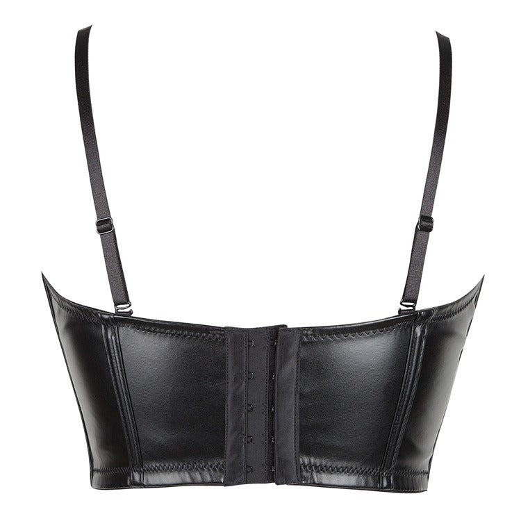 Damen-Corsage-Bustier – Herzförmiger Ausschnitt und seitliche Schnürungen