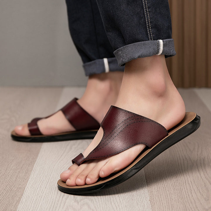 Chausson uomo con cinturino all&