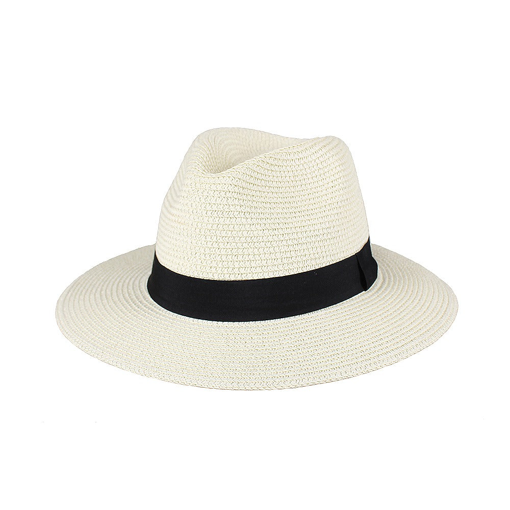 Unisex Sonnenhut mit breiter Krempe – leichter Strohhut Panama