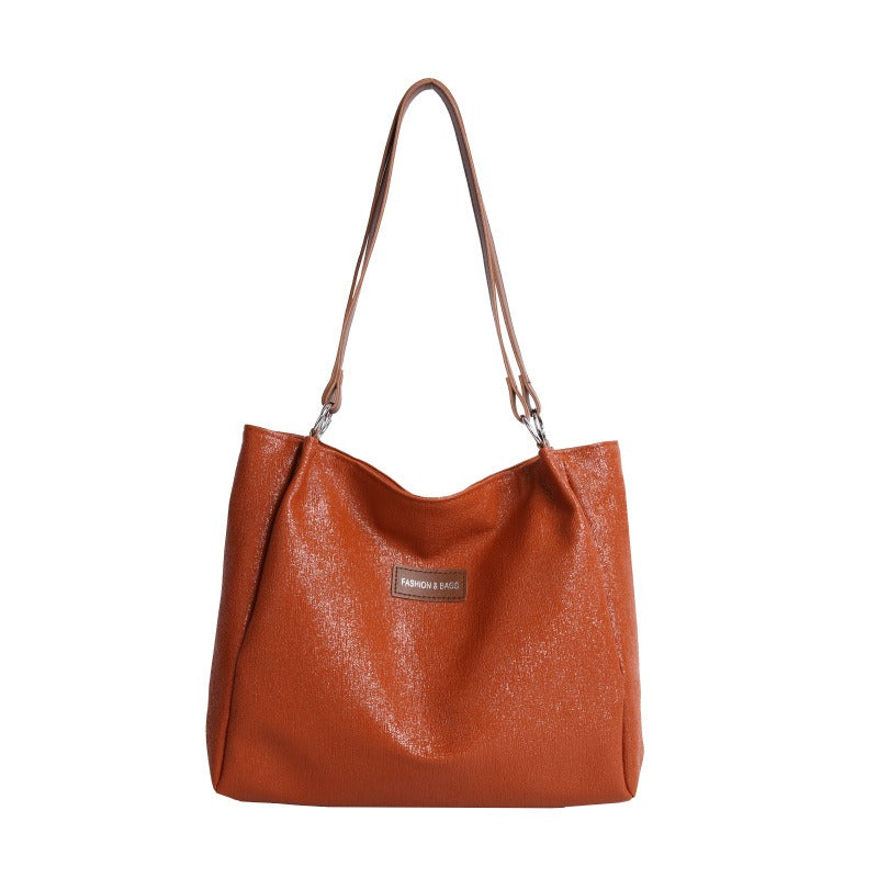 Women's Large Capacity Tote Bag – Elegant Everyday Shoulder Strap