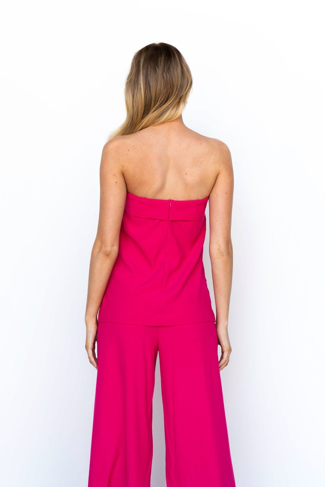 Damen-Set Bandeau & passender Hose – Weite Passform mit hoher Taille