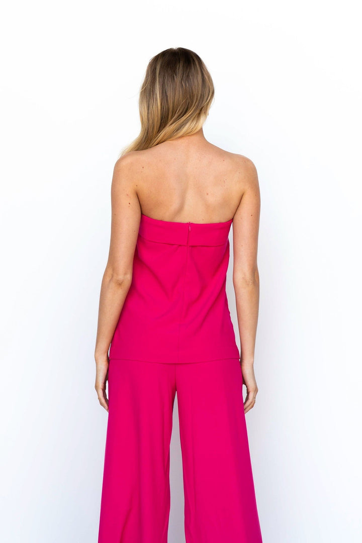 Damen-Set Bandeau & passender Hose – Weite Passform mit hoher Taille
