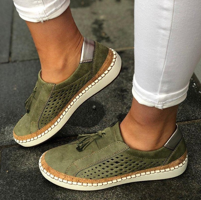 Sneakers Slip-On da Donna in Tela – Leggere e Casual