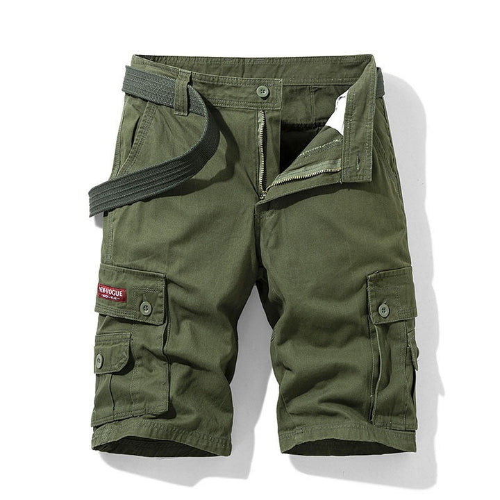Pantaloncini Cargo Uomo in Cotone – Multi-Tasche Stile Workwear