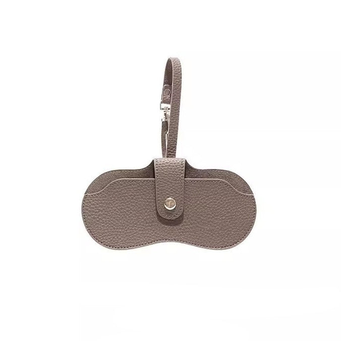 Borsa per Occhiali Donna in Pelle – Pochette da Polso Compatta