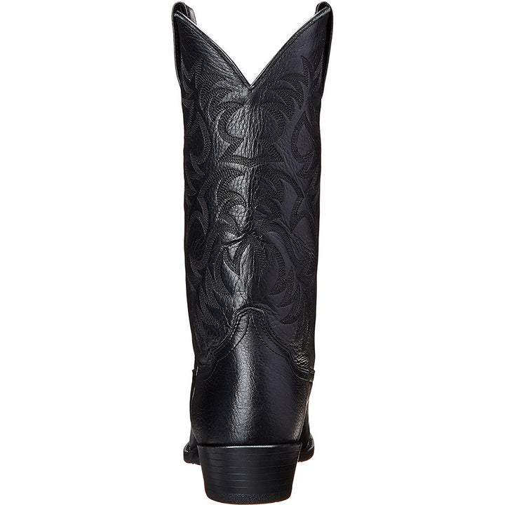 Bestickte Cowboy-Stiefel für Herren – hoher Schaft, quadratischer Absatz, zum Hineinschlüpfen