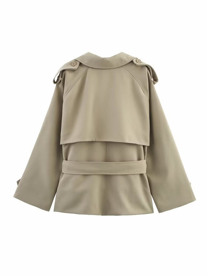 Manteau Coupe-Vent Femme Court – Coupe Décontractée