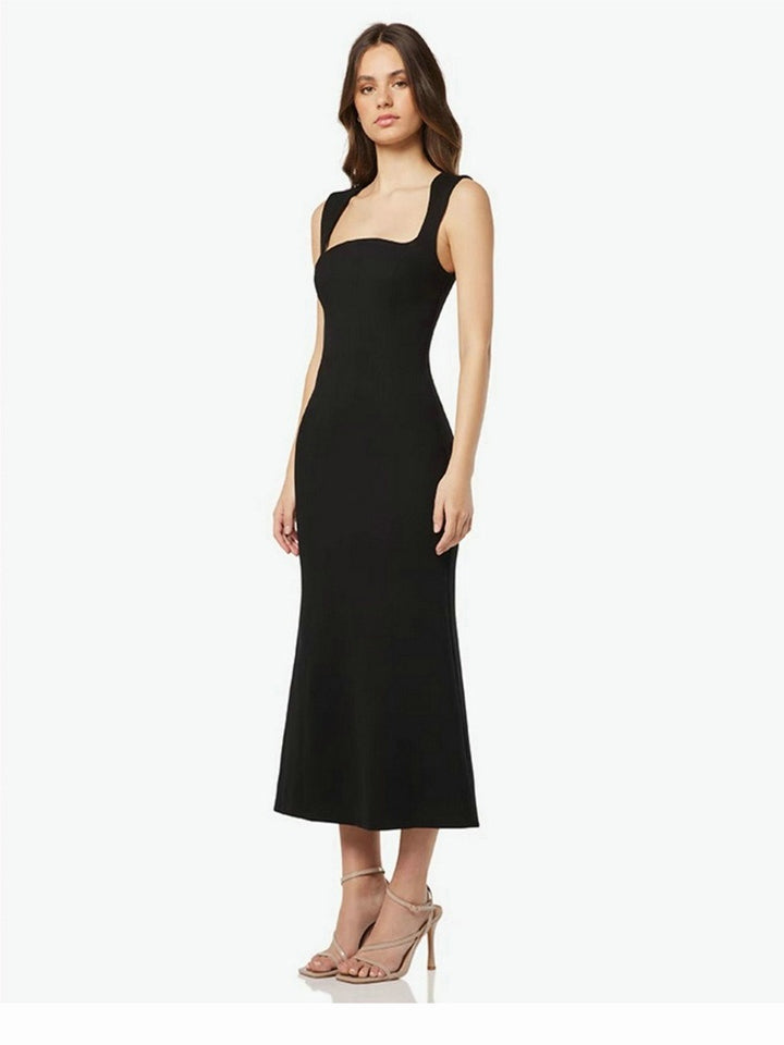 Vestito Midi Donna in Cotone – Silhouette Bodycon Elegante