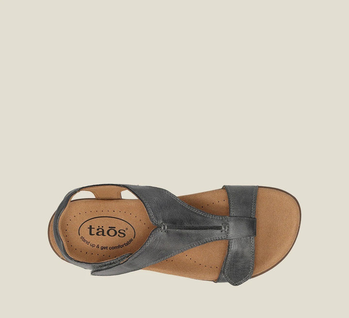 Sandali con zeppa da donna con suola spessa – Chiusura regolabile con velcro