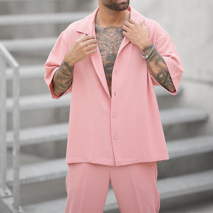 Herren Hemd-Hosen-Set – Lässiges Koordiniertes Outfit