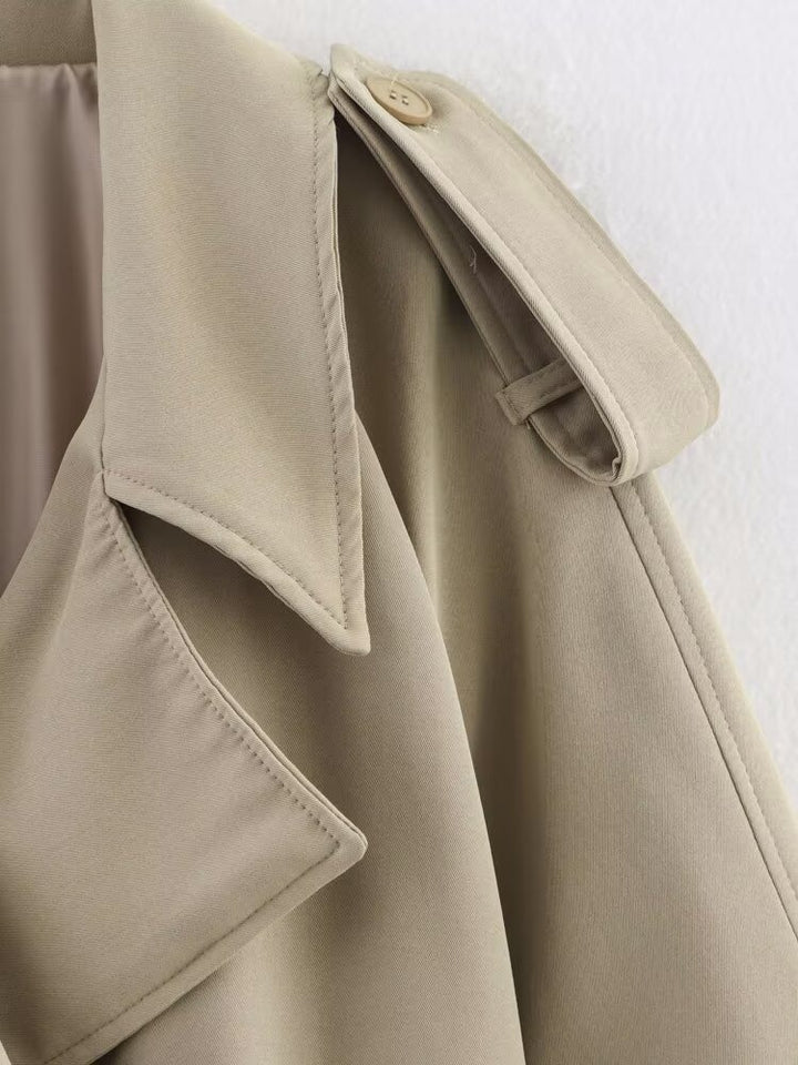 Manteau Coupe-Vent Femme Court – Coupe Décontractée