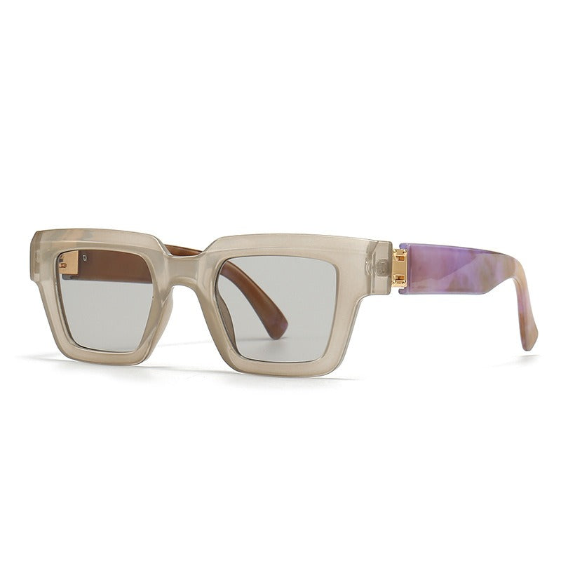 Damen Sonnenbrille mit quadratischem Gestell – UV400 Schutz