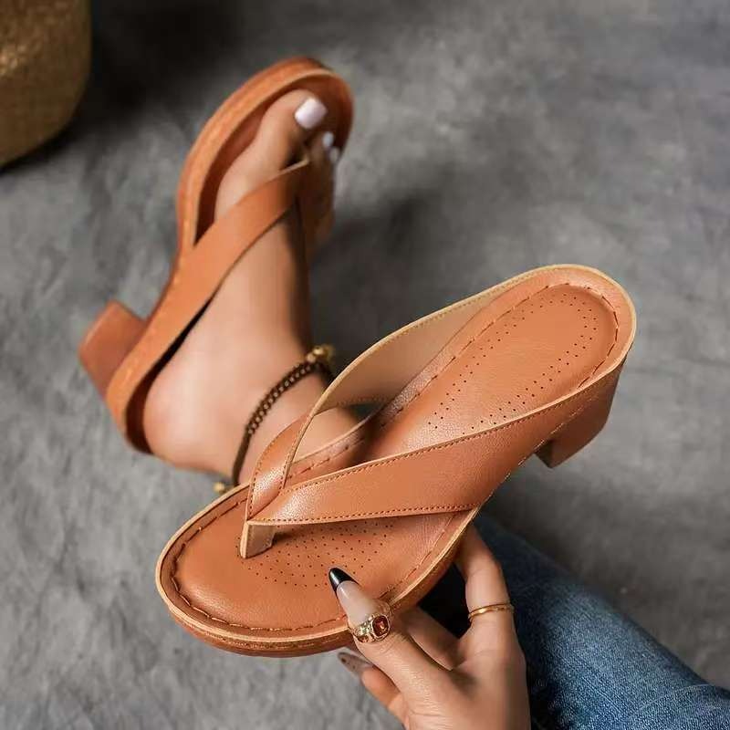 Women's Wedge Sandals – Block Heel and Flat Mules