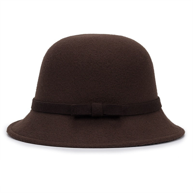 Vintage Glockenhut für Damen – Elegantes Schleifendetail