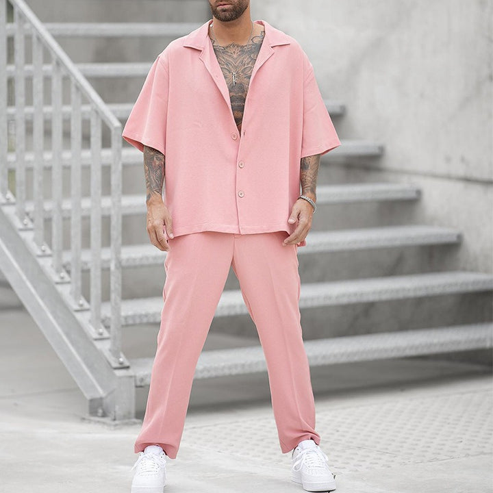 Herren Hemd-Hosen-Set – Lässiges Koordiniertes Outfit