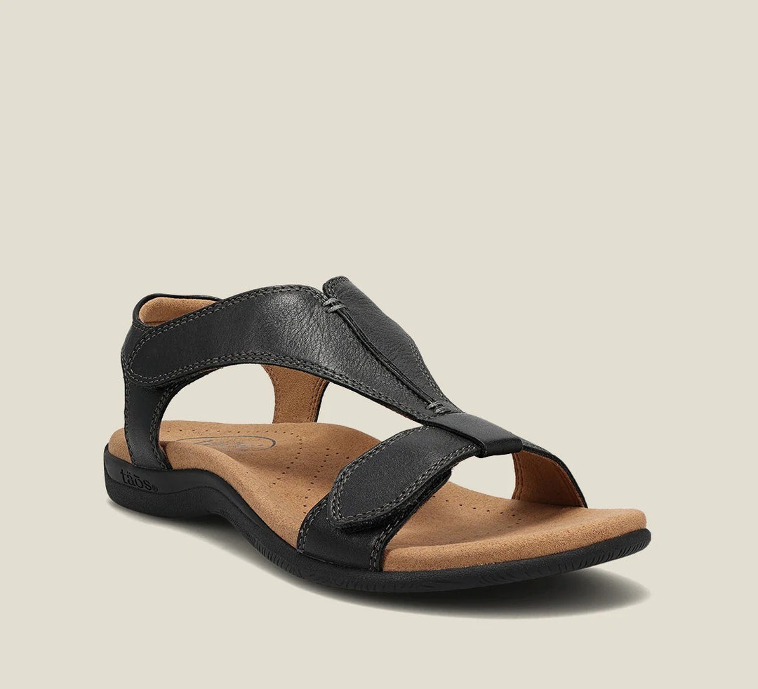 Sandali con zeppa da donna con suola spessa – Chiusura regolabile con velcro