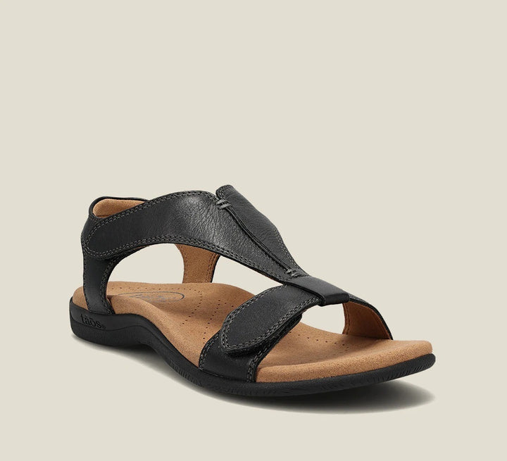 Sandali con zeppa da donna con suola spessa – Chiusura regolabile con velcro