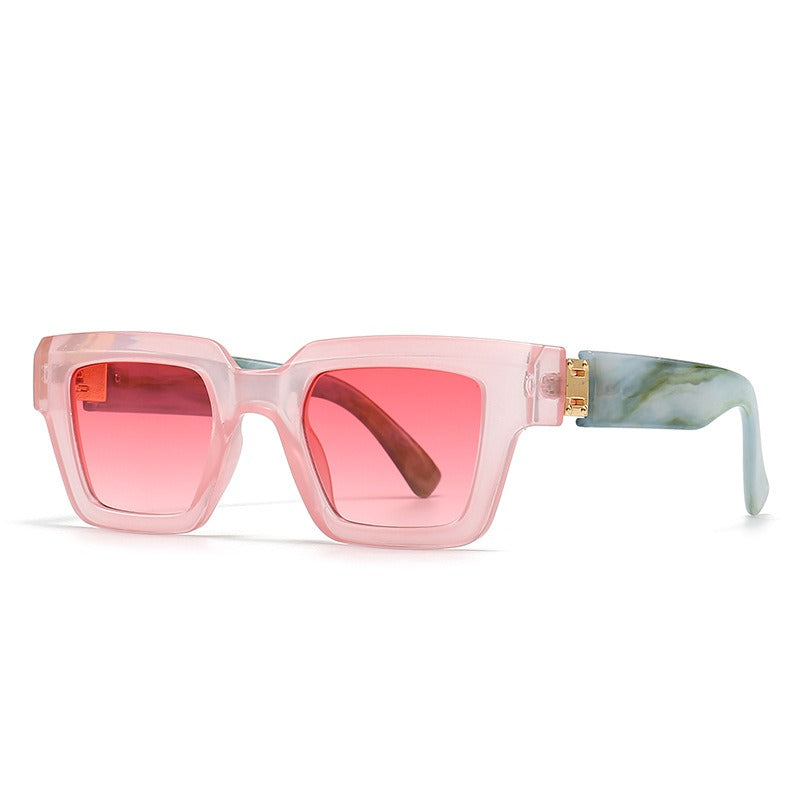 Damen Sonnenbrille mit quadratischem Gestell – UV400 Schutz