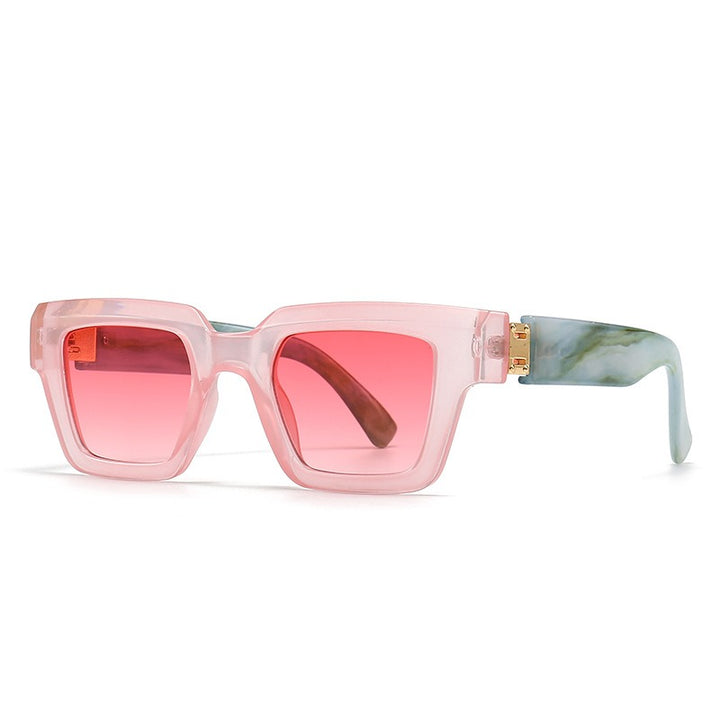 Damen Sonnenbrille mit quadratischem Gestell – UV400 Schutz