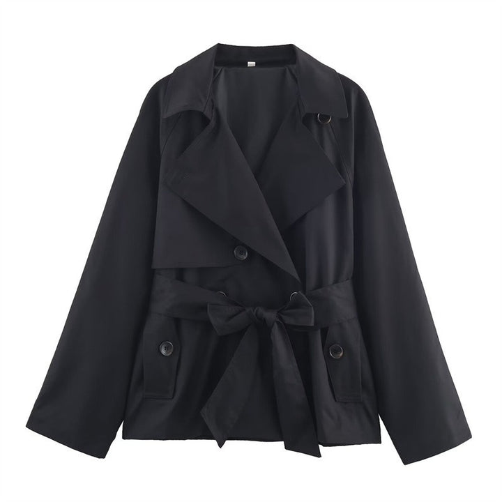 Trench Court Femme – Coupe Loose, Style Intemporel