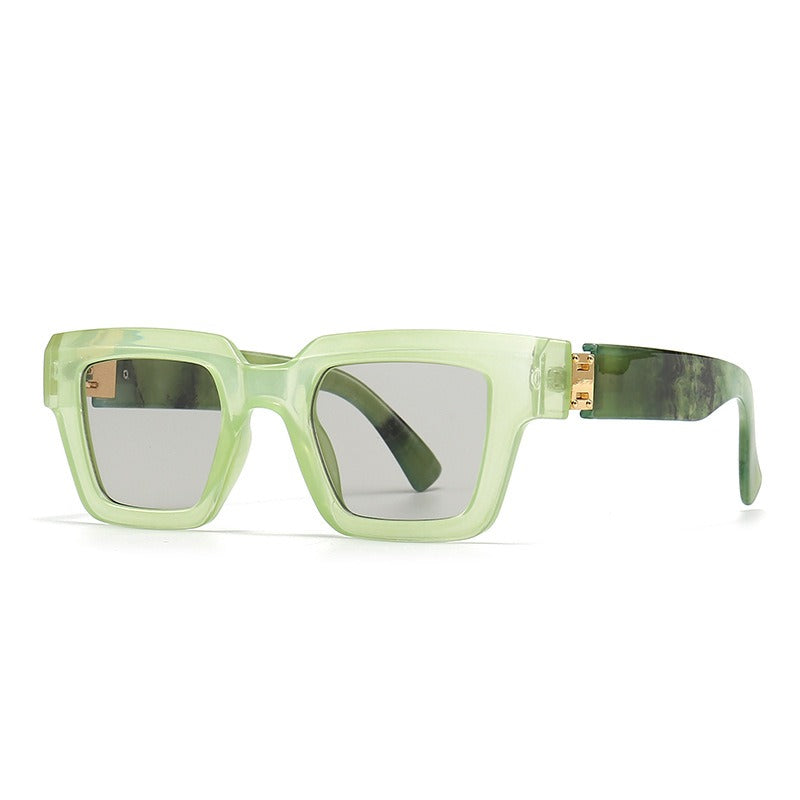 Damen Sonnenbrille mit quadratischem Gestell – UV400 Schutz
