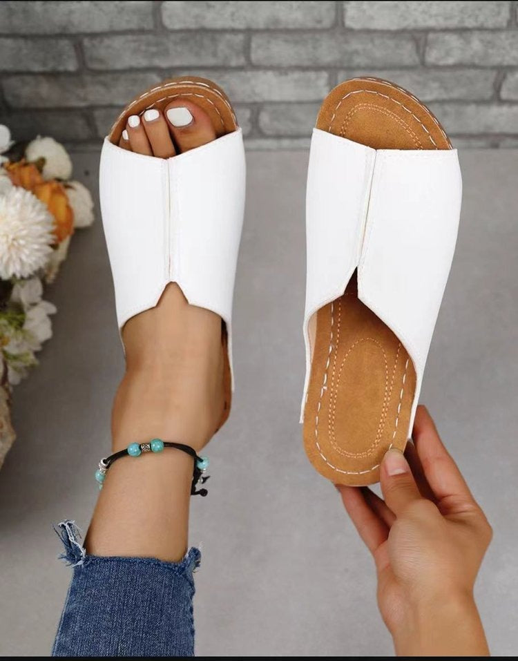 Women's Wedge Sandals Open Toe – Comfortable Muffin Sole
