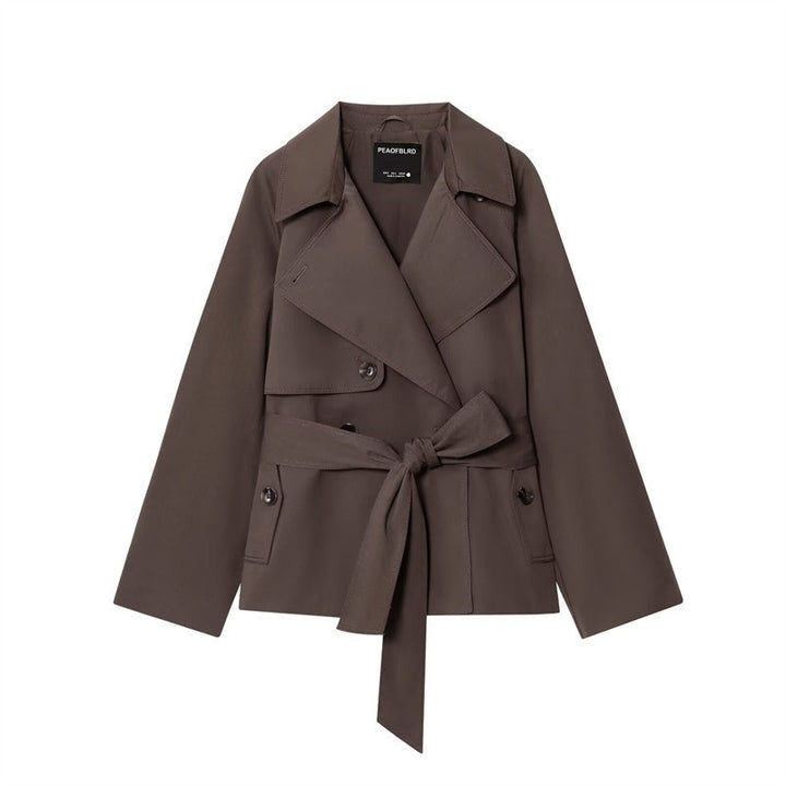 Trench Court Femme – Coupe Loose, Style Intemporel