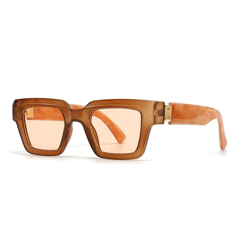 Damen Sonnenbrille mit quadratischem Gestell – UV400 Schutz