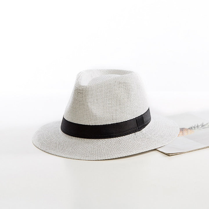 Women's Straw Hat Jazz – Casual Beach Style with Structured Brims