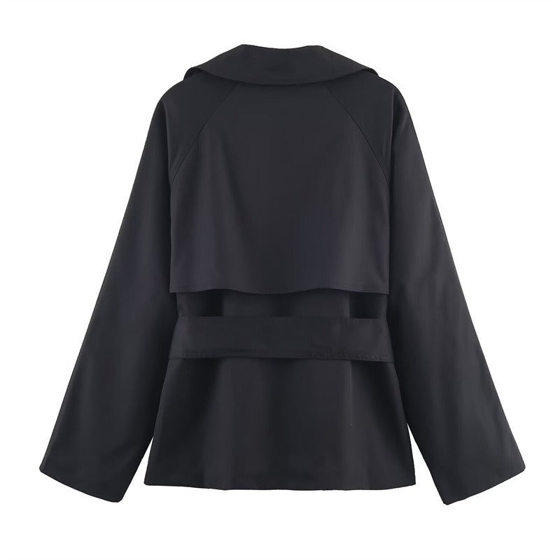 Trench Court Femme – Coupe Loose, Style Intemporel