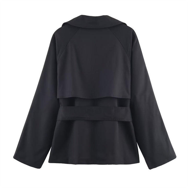 Trench Court Femme – Coupe Loose, Style Intemporel