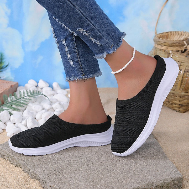 Baskets Femme Slip-on en Maille – Tissage Respirant Léger