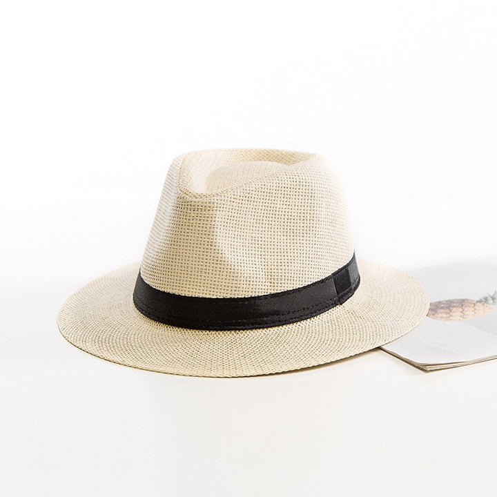 Women's Straw Hat Jazz – Casual Beach Style with Structured Brims