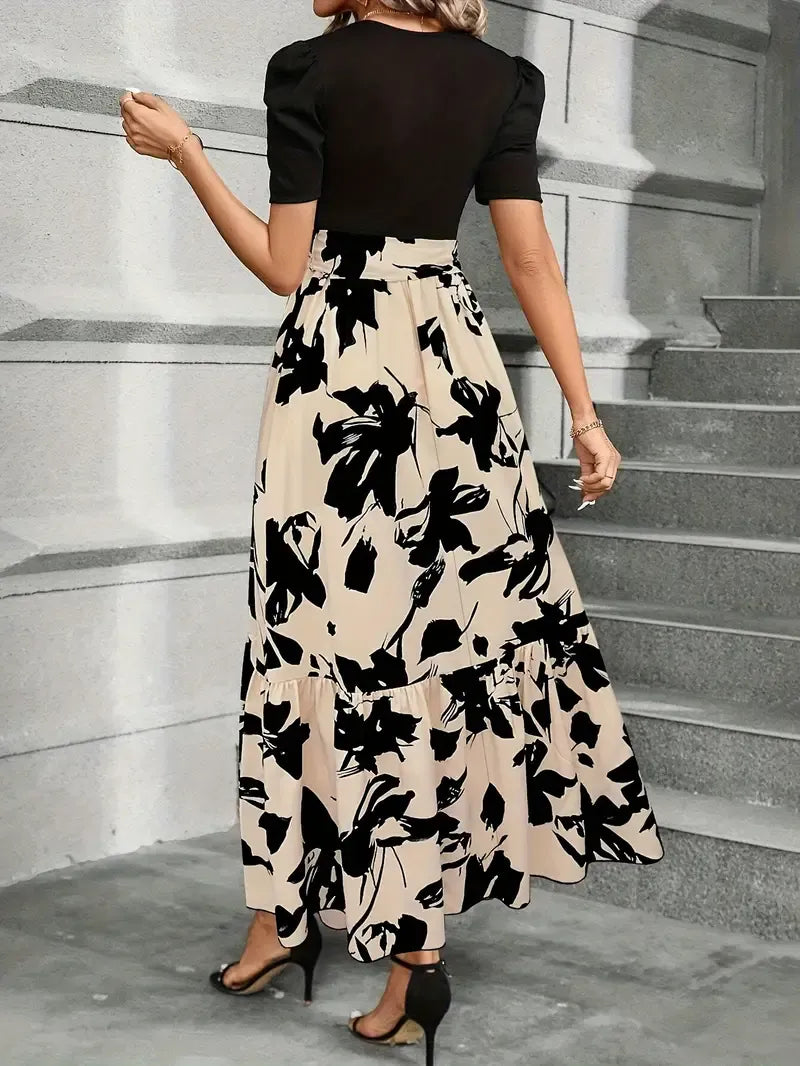 Abito Maxi Donna – Cintura con Fiocco Fluido