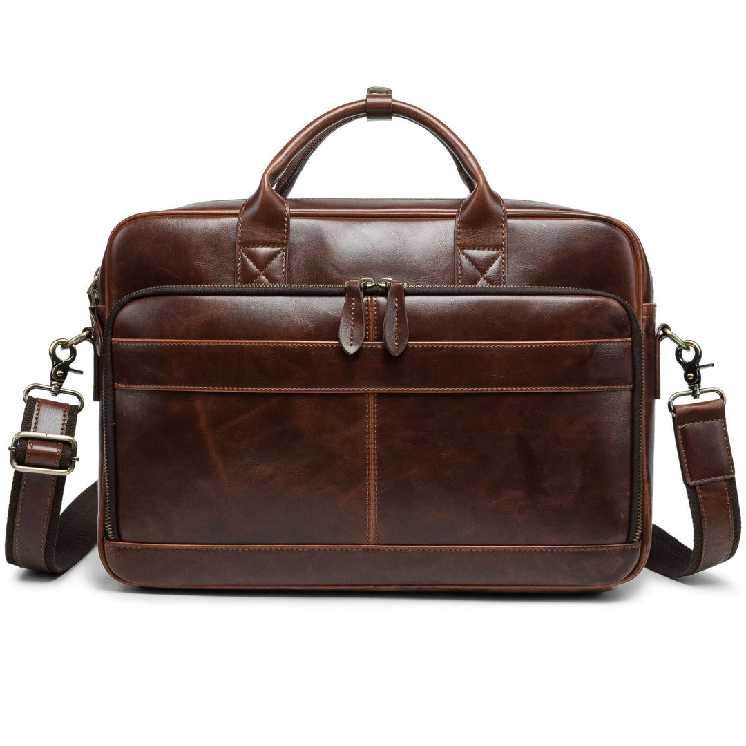 Borsa a tracolla uomo in pelle – Borsa per computer portatile