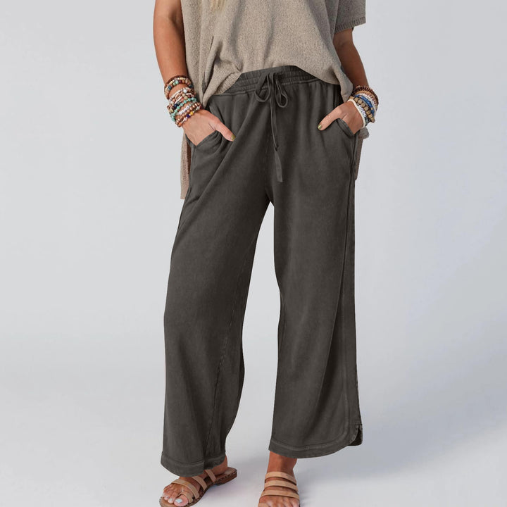 Wide Cotton Pants for Women – Relaxed Fit High Waist