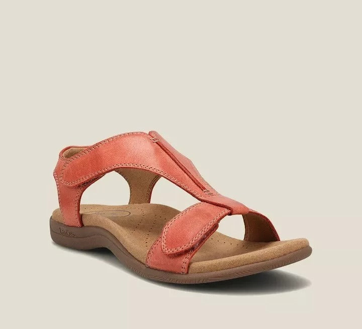 Sandali con zeppa da donna con suola spessa – Chiusura regolabile con velcro
