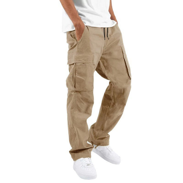 Pantaloni Uomo in Cotone Misto – Taglio Casual con Tasche Multiple