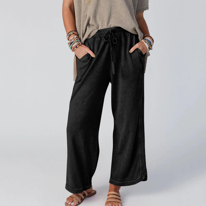 Wide Cotton Pants for Women – Relaxed Fit High Waist