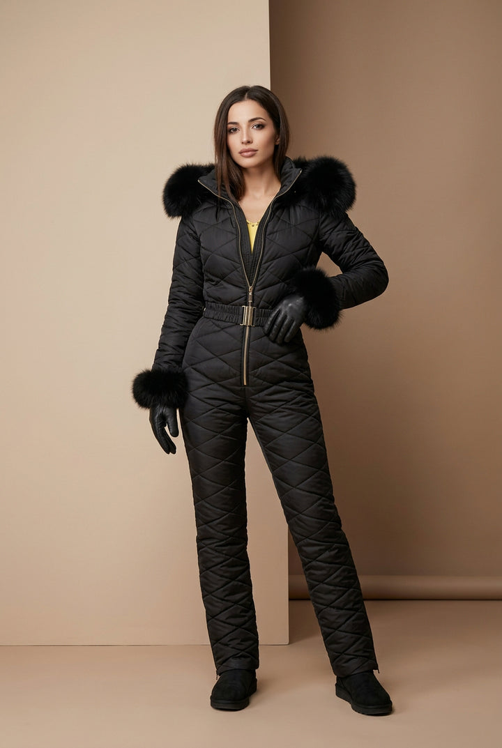 Combinaison Femme Matelassée – Style Street avec Zip Intégral