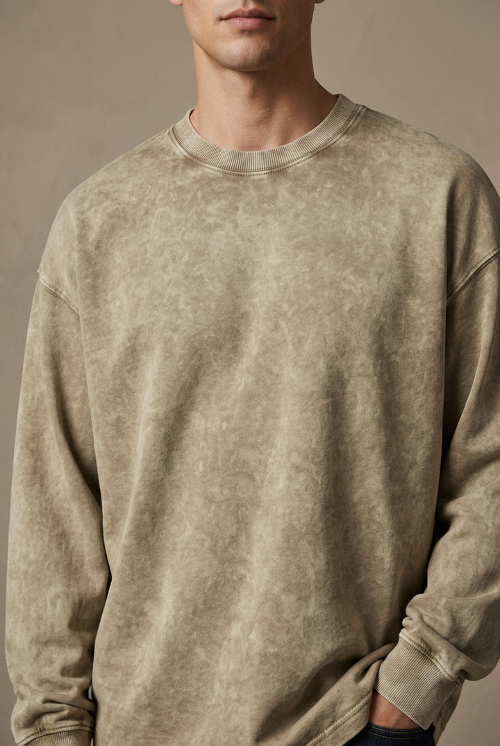 Sweatshirt Homme Coton – Coupe Ample Épaissie