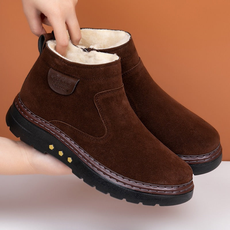 Botte Homme à Doublure Peau de Mouton – Chaleur et Confort Quotidien