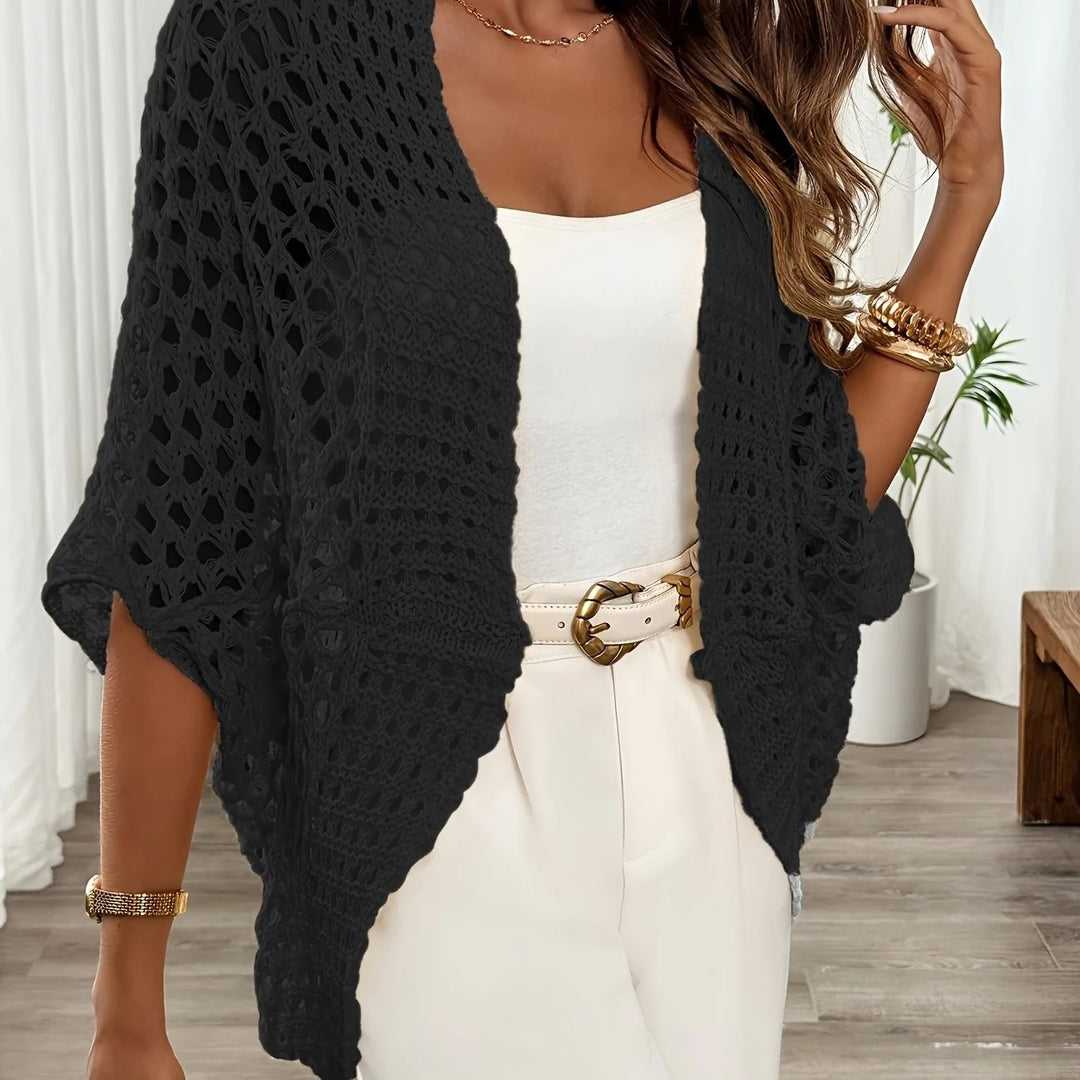 Cardigan donna leggero – maglia fine da sovrapporre, taglio moderno