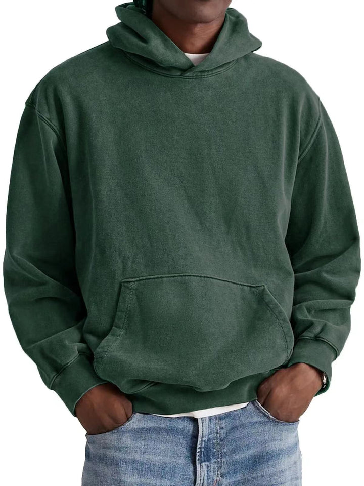 Sweat à Capuche Homme – Coupe Ample Effet Vintage