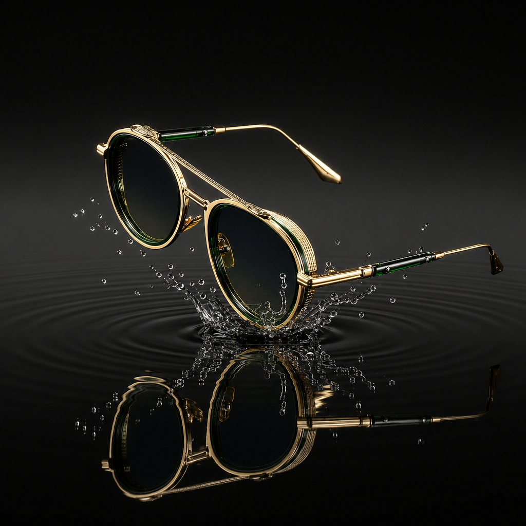 Unisex Retro Sonnenbrille – Oversize Acetatgestell UV400