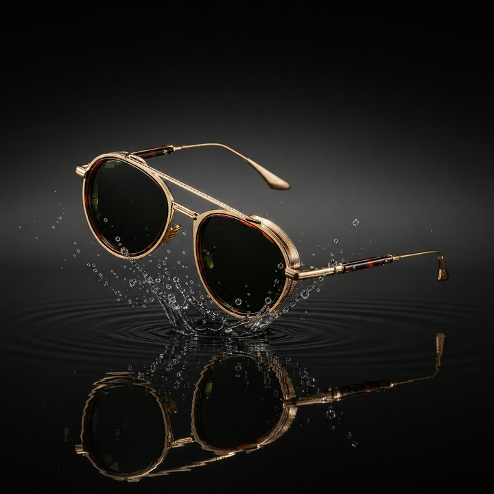 Unisex Retro Sonnenbrille – Oversize Acetatgestell UV400